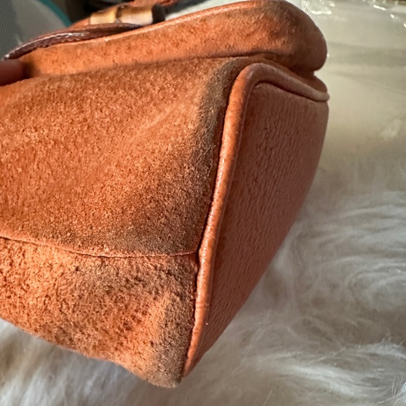 Gucci Suede Backpack with Bamboo Handle - Picture 11 of 15